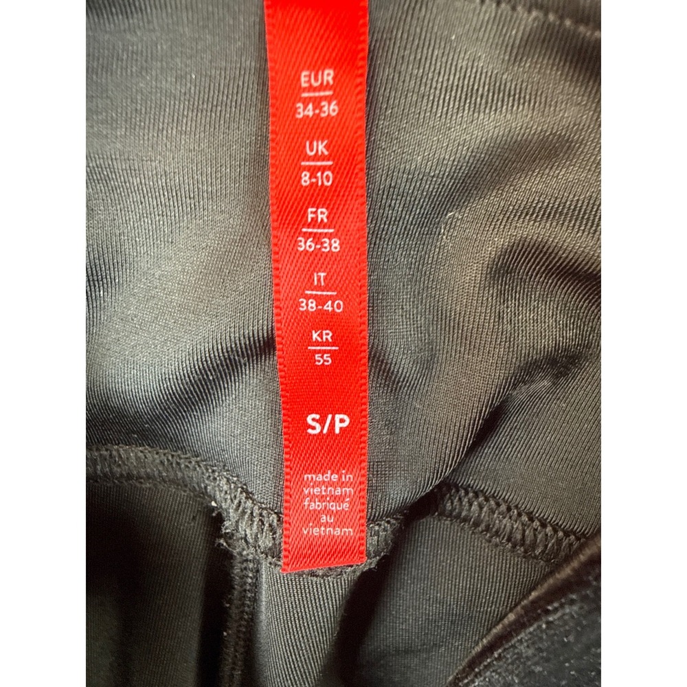 Spanx Velvet High Waisted Leggings Black Slimming Shaping Size S Bad Kitty Party - Picture 3 of 11